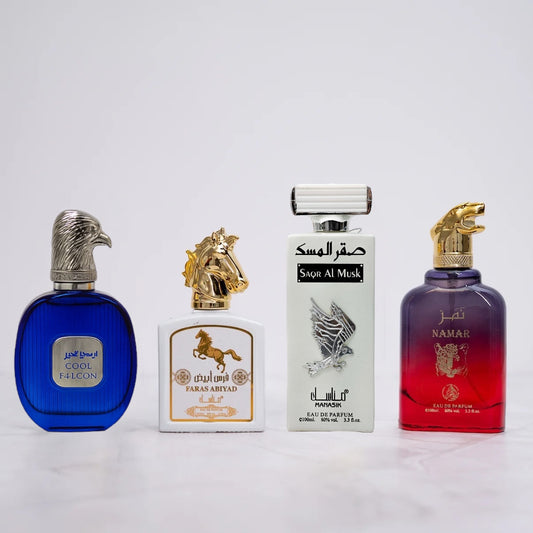OFERTA 2+2  NAMAR, SAQR AL MUSK, COOL FALCON, FARAS ABYAD (barbati)