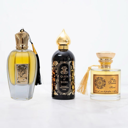OFERTA 3 PARFUMURI ARABESTI DAMA - QUEEN OF SHERA, YAQEEN & KARRI
